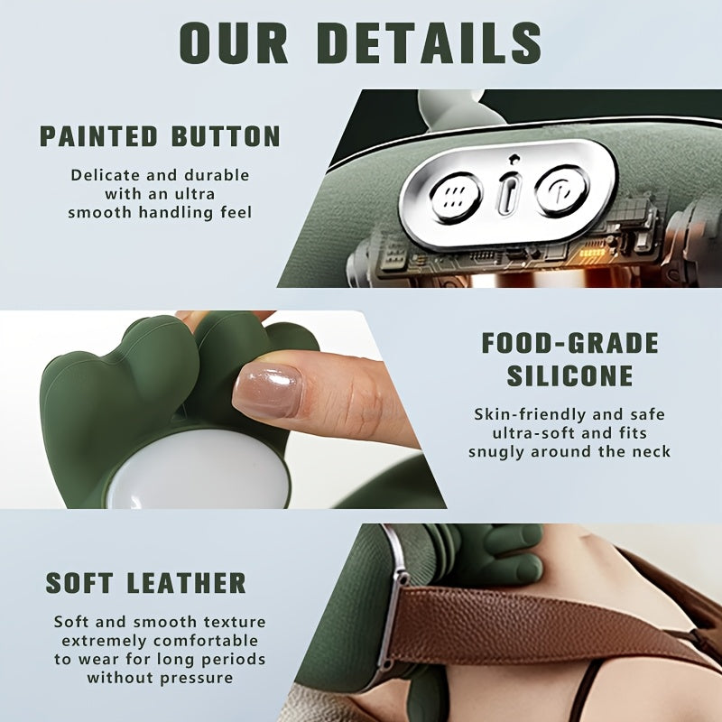 Multifunctional Massager, It Has a Heating Function, Effectively, Relaxes Muscles, And Provides a Soothing Effect. It Is Suitable for Use on The Neck, Shoulders, And Abdomen. The Perfect Gift for Someone. Birthday Gift, Holiday Gift